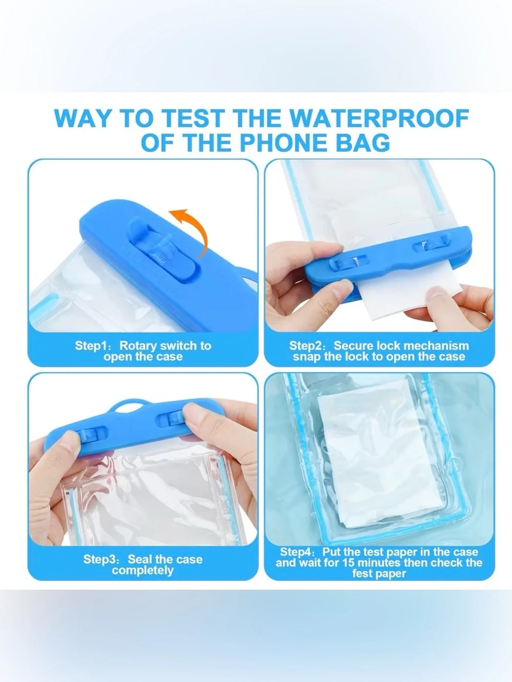 Universal Waterproof Phone Pouch - Neon Green